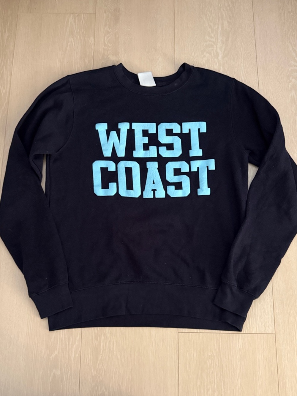 Pacific & Co. Dark Blue Crewneck Sweatshirt with Light Blue 'West Coast' Graphic